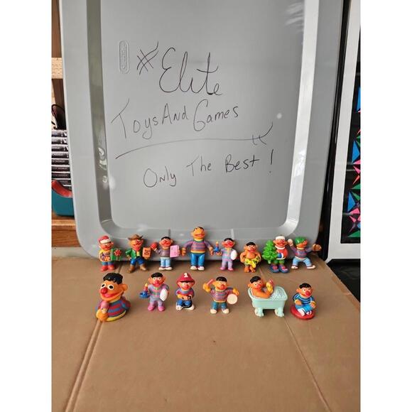 Lot Of 14 Vintage 80s 90s Muppets ERNIETara Toy&Applause T8#134